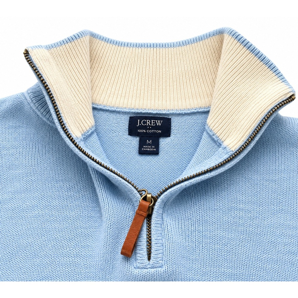 Men's J.Crew half-zip sweater - Picture 4 of 5